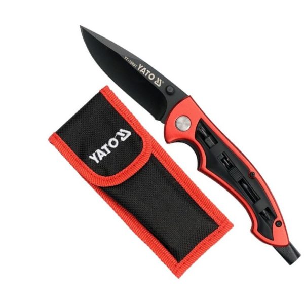 Dao Gấp Kèm Đầu Vít YATO YT-76031 – Lưỡi Thép Không Gỉ, Vỏ Nhôm, Tích Hợp Đa Năng Dao Gấp Kèm Đầu Vít YATO YT-76031 – Lưỡi Thép Không Gỉ, Vỏ Nhôm, Tích Hợp Đa Năng