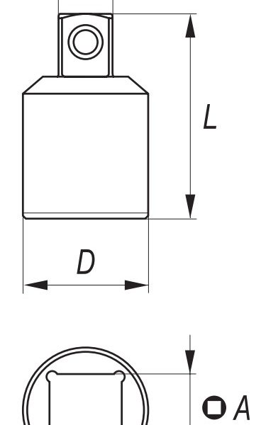 Đầu chuyển 1/2" sang 3/8" Yato YT-1255 - Ba Lan Đầu chuyển 1/2" sang 3/8" Yato YT-1255 - Ba Lan