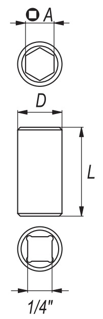 Đầu chuyển 1/4" sang bắn vít 1/4" Yato YT-1297 - Ba Lan Đầu chuyển 1/4" sang bắn vít 1/4" Yato YT-1297 - Ba Lan