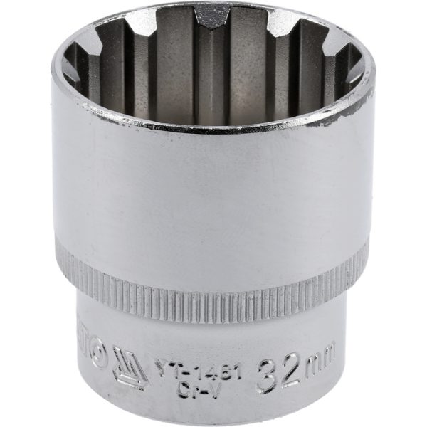 Đầu Tuýp Đa Giác (Spline) 1/2" YATO (8mm-32mm) Đầu Tuýp Đa Giác (Spline) 1/2" YATO (8mm-32mm)