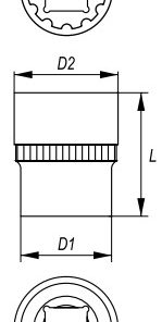 Đầu Tuýp Đa Giác (Spline) 1/2" YATO (8mm-32mm) Đầu Tuýp Đa Giác (Spline) 1/2" YATO (8mm-32mm)