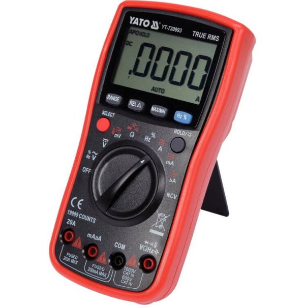 Đồng Hồ Vạn Năng Kỹ Thuật Số YATO YT-730893 – True RMS Đồng Hồ Vạn Năng Kỹ Thuật Số YATO YT-730893 – True RMS