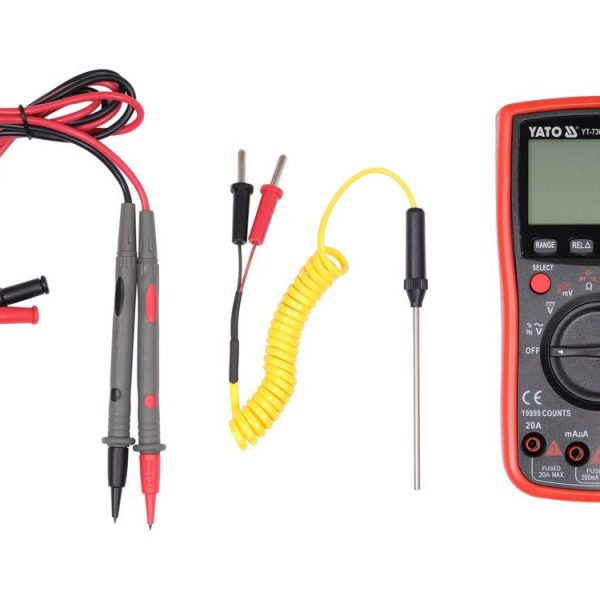 Đồng Hồ Vạn Năng Kỹ Thuật Số YATO YT-730893 – True RMS Đồng Hồ Vạn Năng Kỹ Thuật Số YATO YT-730893 – True RMS