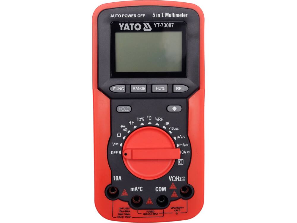 Đồng Hồ Vạn Năng Kỹ Thuật Số YATO YT-73087 – Đa Năng 5 Trong 1 Đồng Hồ Vạn Năng Kỹ Thuật Số YATO YT-73087 – Đa Năng 5 Trong 1