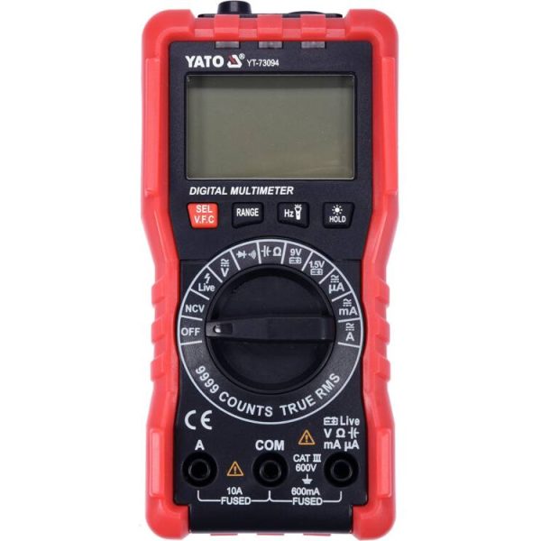 Đồng Hồ Vạn Năng Kỹ Thuật Số YATO YT-73094 – True RMS Đồng Hồ Vạn Năng Kỹ Thuật Số YATO YT-73094 – True RMS