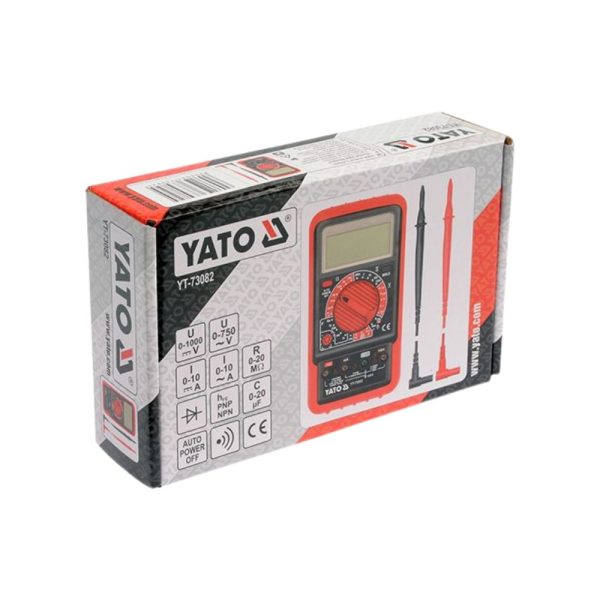 Đồng Hồ Vạn Năng Kỹ Thuật Số YATO YT-73082 – Đa Năng Đồng Hồ Vạn Năng Kỹ Thuật Số YATO YT-73082 – Đa Năng