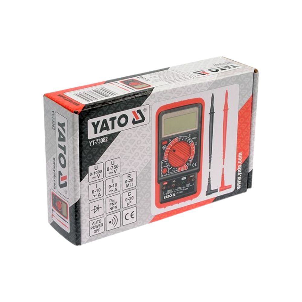 Đồng Hồ Vạn Năng Kỹ Thuật Số YATO YT-73082 – Đa Năng Đồng Hồ Vạn Năng Kỹ Thuật Số YATO YT-73082 – Đa Năng