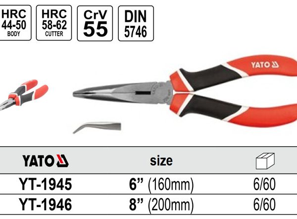Kìm Mỏ Cong YATO YT-1945 & YT-1946 Kìm Mỏ Cong YATO YT-1945 & YT-1946