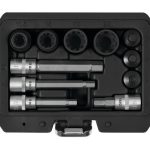 Bộ Đầu Tuýp 3/8" 1/2" Tháo Lắp Phanh 11 Chi Tiết Yato YT-06808