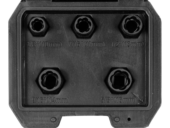 Bộ 5 khẩu 3/8" nhổ bulong gãy Yato YT-06038 - Ba Lan Bộ 5 khẩu 3/8" nhổ bulong gãy Yato YT-06038 - Ba Lan