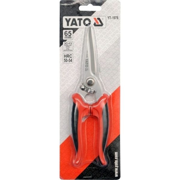 Kéo Đa Năng YATO YT-1976 – Thép 3Cr13, Độ Cứng HRC 50-54, Dài 200mm Kéo Đa Năng YATO YT-1976 – Thép 3Cr13, Độ Cứng HRC 50-54, Dài 200mm