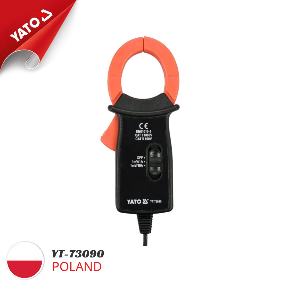 Cảm Biến Kẹp Dòng AC YATO YT-73090 Dùng cho YT-73085 – Đo Dòng Lớn Đến 600A Cảm Biến Kẹp Dòng AC YATO YT-73090 Dùng cho YT-73085 – Đo Dòng Lớn Đến 600A