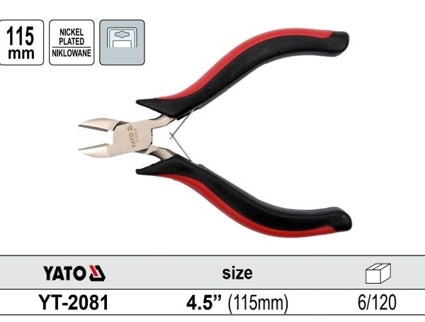 Kìm Cắt Cạnh Mini 115mm YATO YT-2081 Kìm Cắt Cạnh Mini 115mm YATO YT-2081