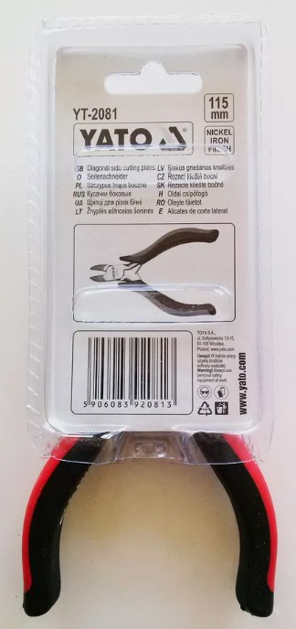 Kìm Cắt Cạnh Mini 115mm YATO YT-2081 Kìm Cắt Cạnh Mini 115mm YATO YT-2081