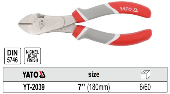 Kìm Cắt 180mm YATO YT-2039 Kìm Cắt 180mm YATO YT-2039