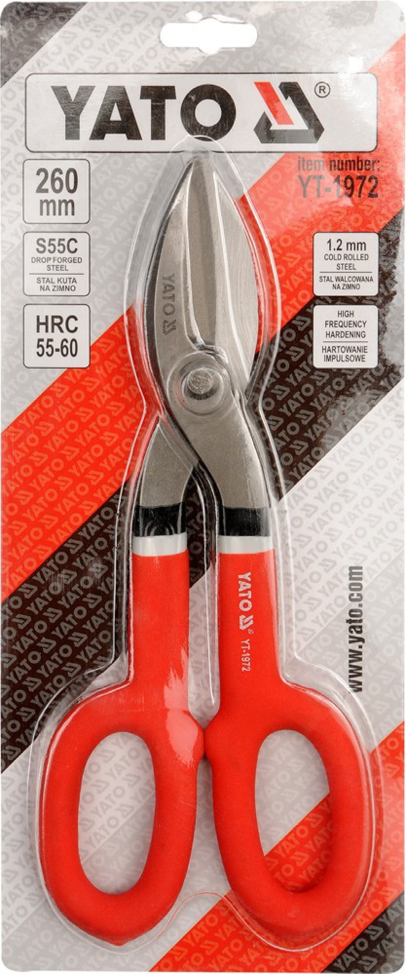Kìm Cắt Tôn YATO (YT-1971, YT-1972, YT-1973) – Lưỡi Thép S55C, Cán HRC 55-60, Cắt Tôn, Đồng, Thép Không Gỉ Kìm Cắt Tôn YATO (YT-1971, YT-1972, YT-1973) – Lưỡi Thép S55C, Cán HRC 55-60, Cắt Tôn, Đồng, Thép Không Gỉ