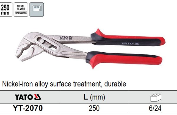 Kìm Mỏ Quạ (Water pump plier) YATO YT-2070 (250mm) Kìm Mỏ Quạ (Water pump plier) YATO YT-2070 (250mm)