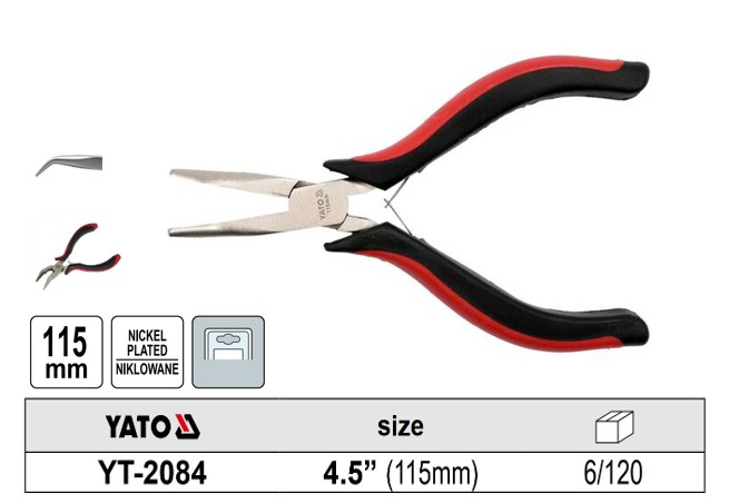 Kìm Mỏ Cong Mini (Bent nose pliers) YATO YT-2084 Kìm Mỏ Cong Mini (Bent nose pliers) YATO YT-2084