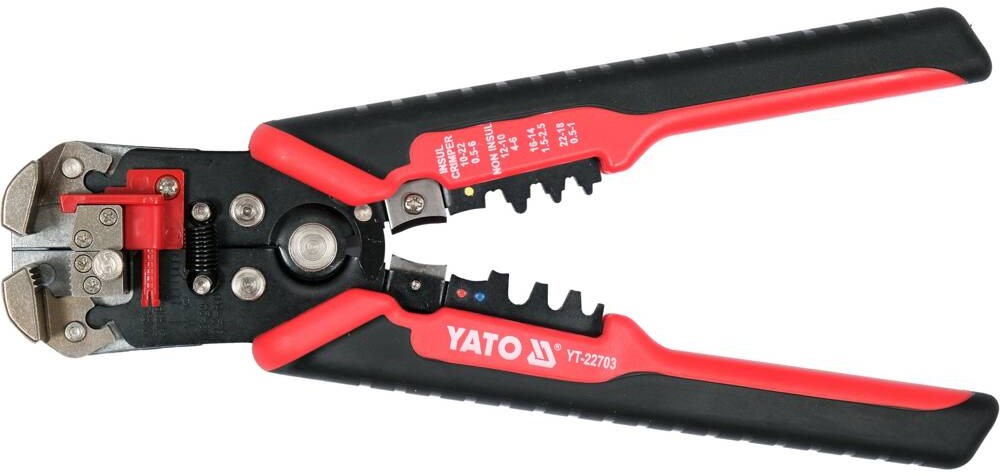 Kìm tuốt dây bấm cos đa năng 225 mm Yato YT-22703 - Ba Lan Kìm tuốt dây bấm cos đa năng 225 mm Yato YT-22703 - Ba Lan