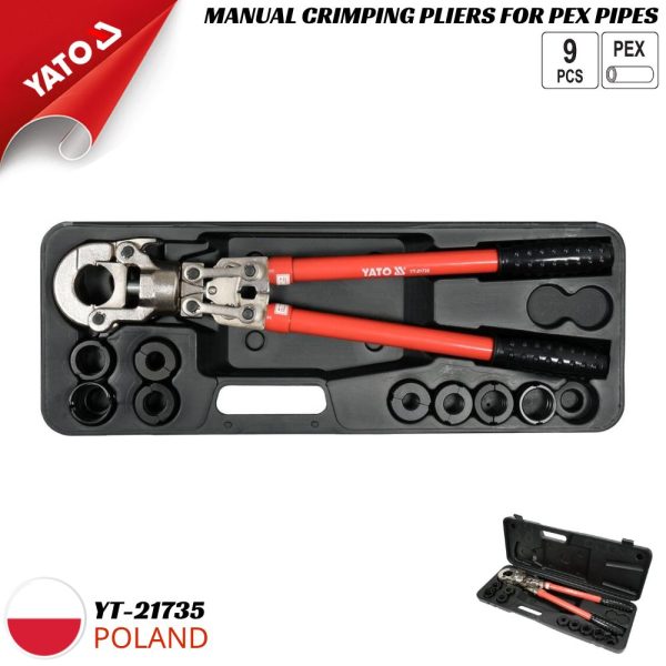 Kìm Bấm Ống PEX-AL-PEX YATO YT-21735