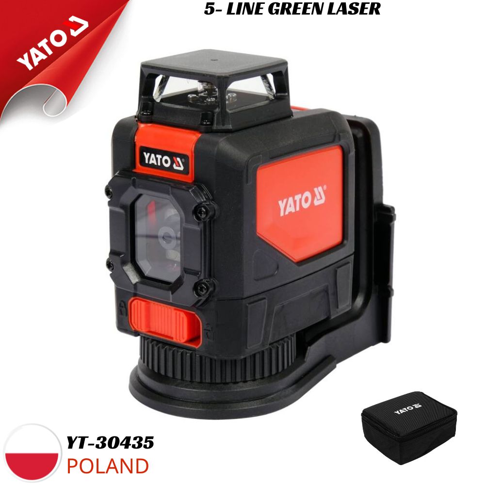 Máy Cân Mực Laser Xanh Lá YATO YT-30435 Máy Cân Mực Laser Xanh Lá YATO YT-30435