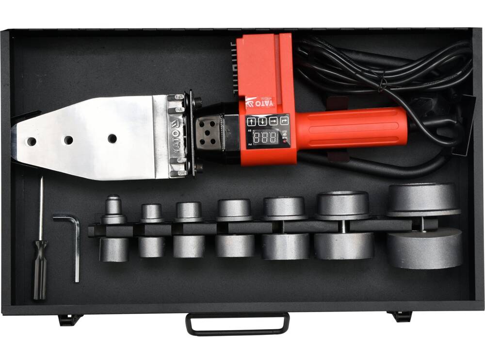 Máy Hàn Ống Nhựa YATO YT-82250 – Công Suất 850W Máy Hàn Ống Nhựa YATO YT-82250 – Công Suất 850W