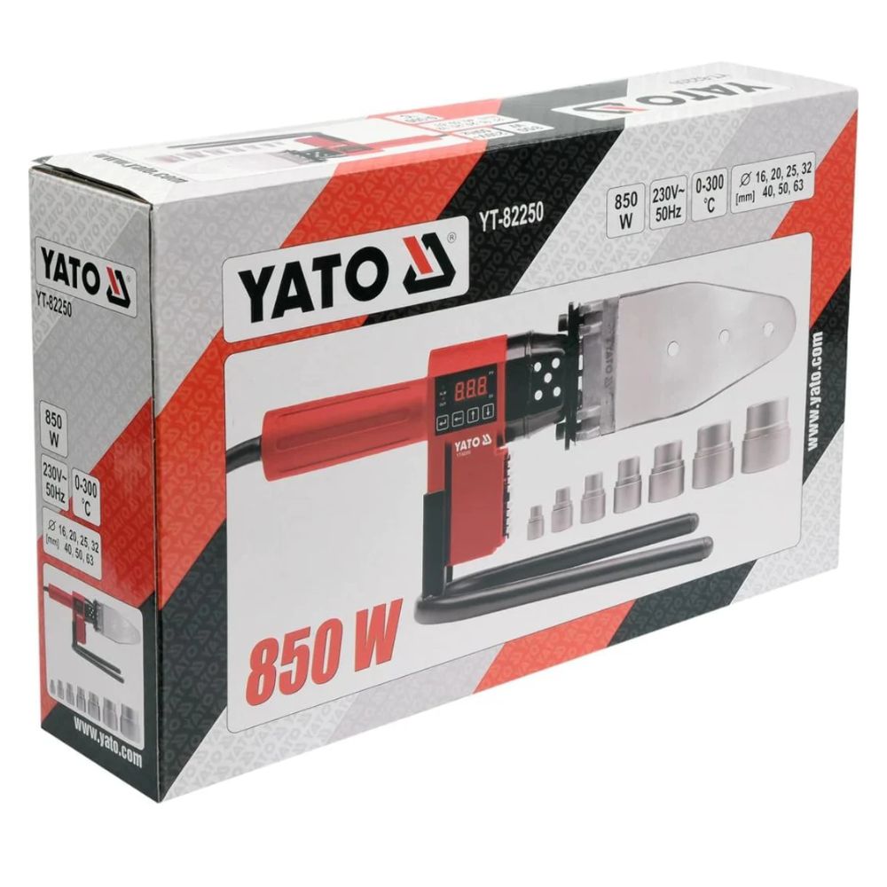 Máy Hàn Ống Nhựa YATO YT-82250 – Công Suất 850W Máy Hàn Ống Nhựa YATO YT-82250 – Công Suất 850W