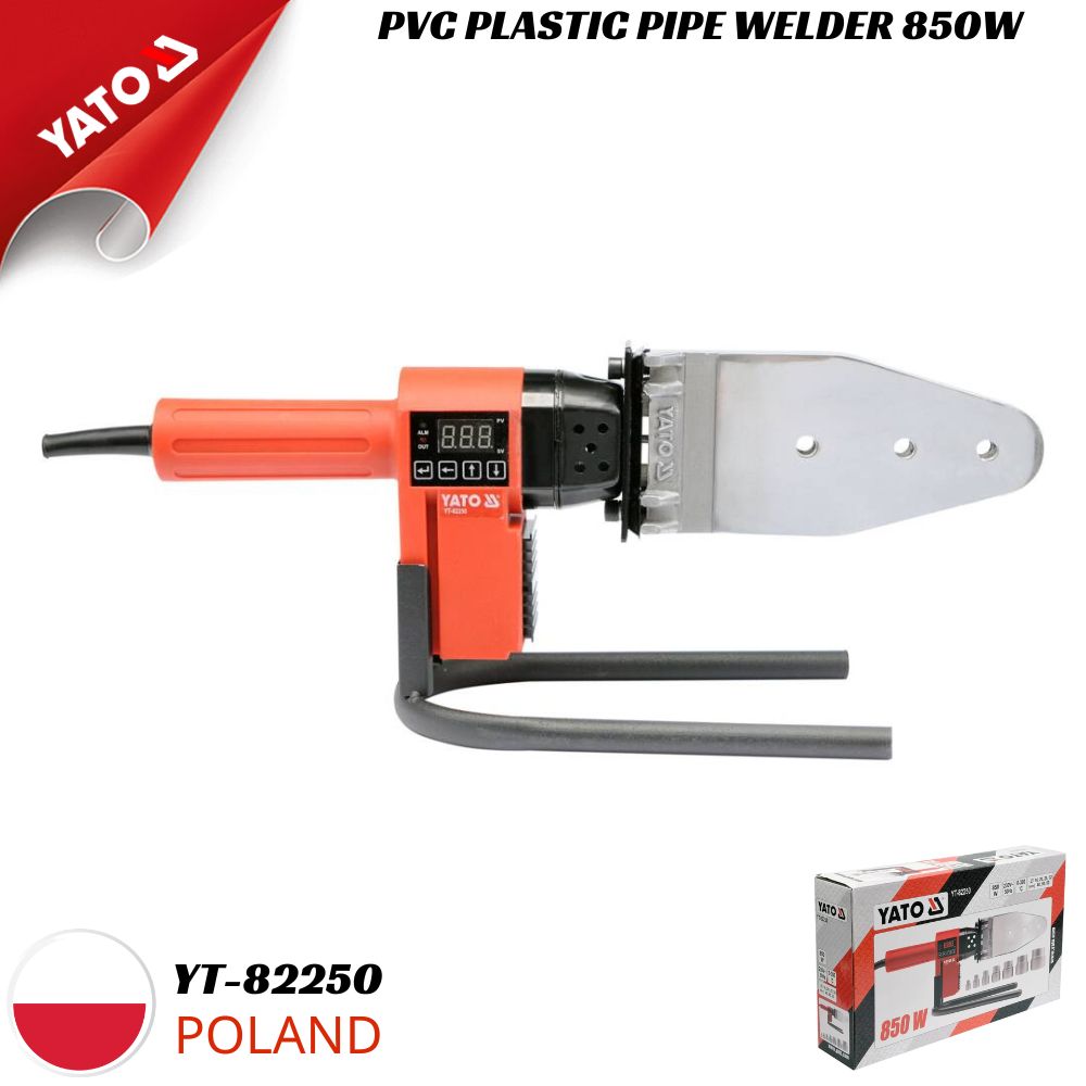Máy Hàn Ống Nhựa YATO YT-82250 – Công Suất 850W Máy Hàn Ống Nhựa YATO YT-82250 – Công Suất 850W