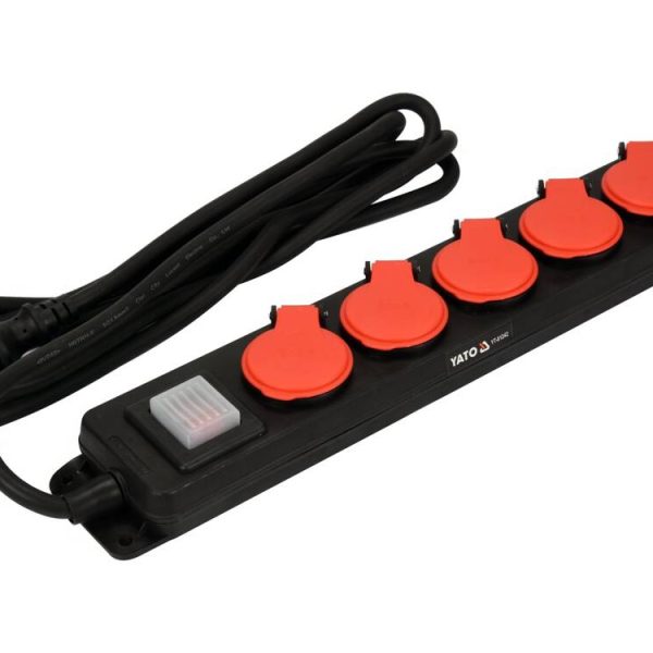 Ổ Cắm Điện Chống Nước 3m Yato YT-81242 Ổ Cắm Điện Chống Nước 3m Yato YT-81242