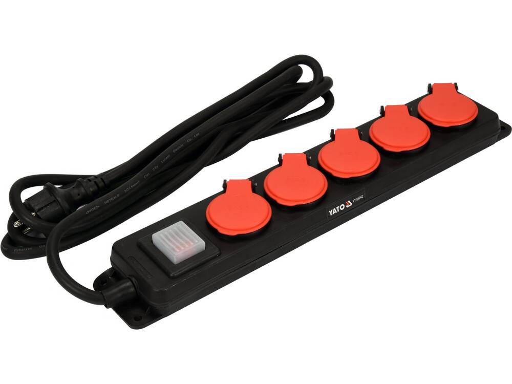 Ổ Cắm Điện Chống Nước 3m Yato YT-81242 Ổ Cắm Điện Chống Nước 3m Yato YT-81242