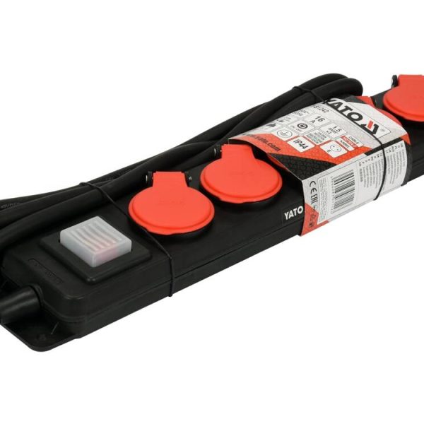 Ổ Cắm Điện Chống Nước 3m Yato YT-81242 Ổ Cắm Điện Chống Nước 3m Yato YT-81242