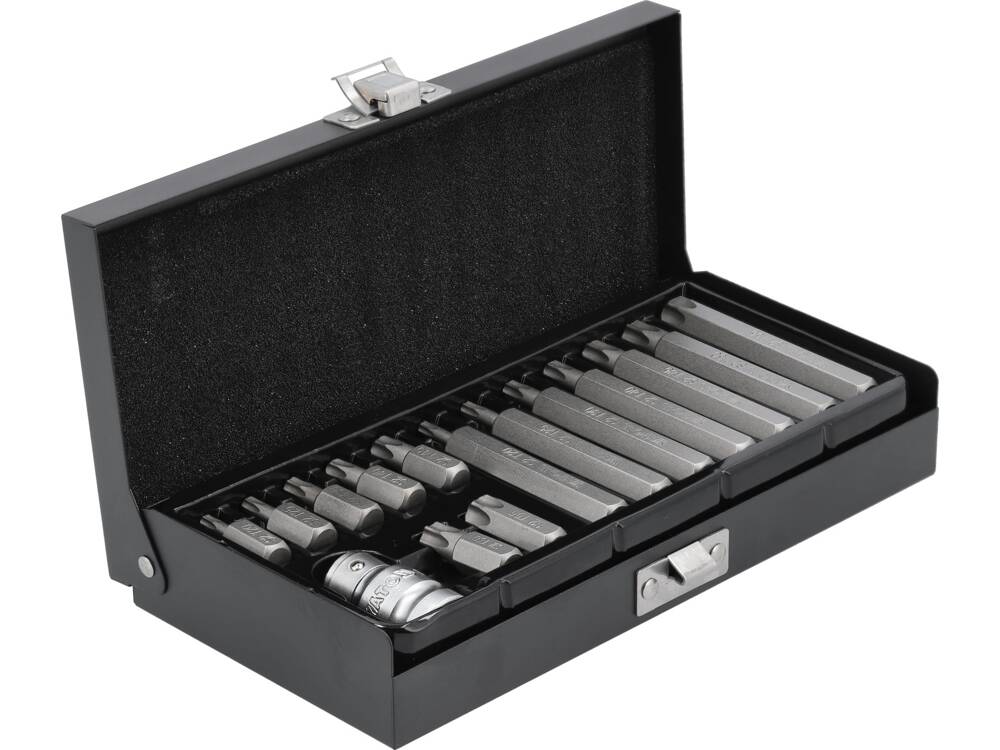 Bộ Mũi Torx (Hoa Thị) 15 Chi Tiết YATO YT-0411 Bộ Mũi Torx (Hoa Thị) 15 Chi Tiết YATO YT-0411