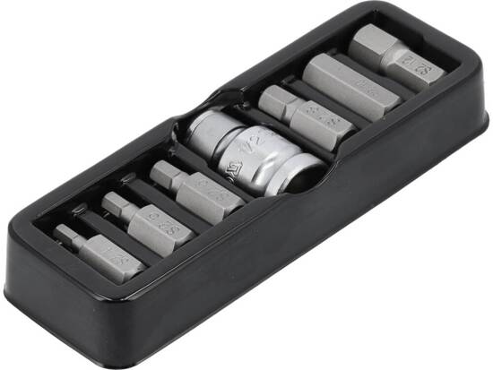 Bộ đầu tuýp 1/2"x10mm và mũi Lục giác 7 chi tiết Yato YT-0412 - Ba Lan Bộ đầu tuýp 1/2"x10mm và mũi Lục giác 7 chi tiết Yato YT-0412 - Ba Lan