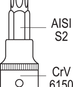 Bộ mũi vít hoa thị có lỗ T8-T55 12 chi tiết 1/4"-3/8" Yato YT-04332 - Ba Lan Bộ mũi vít hoa thị có lỗ T8-T55 12 chi tiết 1/4"-3/8" Yato YT-04332 - Ba Lan