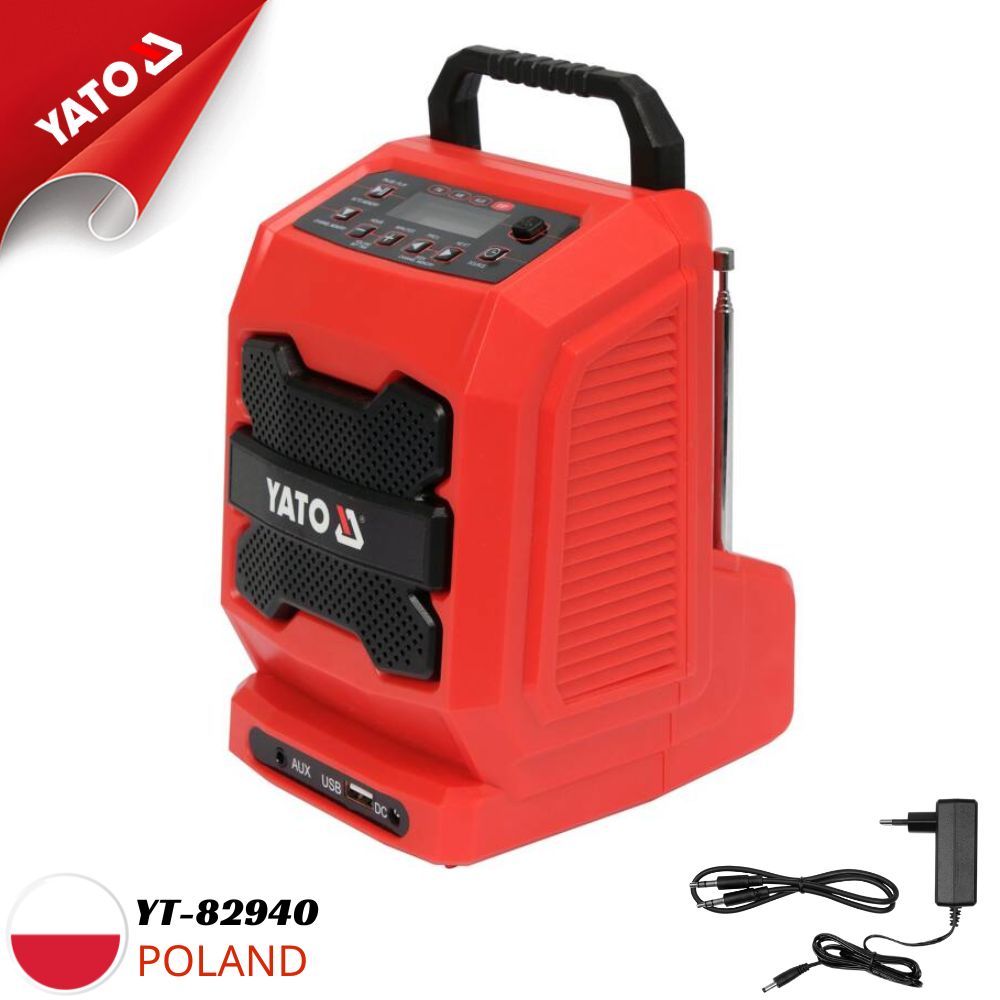 Đài Radio Công Trường Không Dây YATO YT-82940 Đài Radio Công Trường Không Dây YATO YT-82940