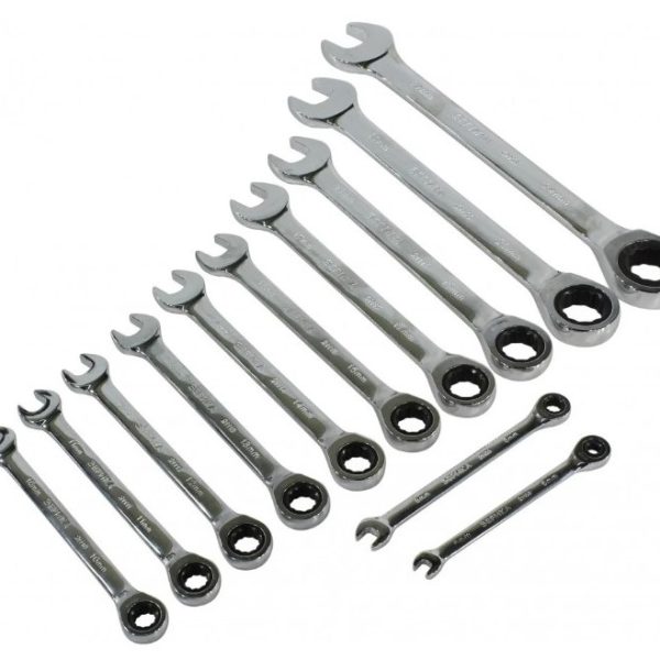 Bộ 12 Cờ Lê Vòng Miệng Tự Động YATO YT-02069 (8-19mm) Bộ 12 Cờ Lê Vòng Miệng Tự Động YATO YT-02069 (8-19mm)