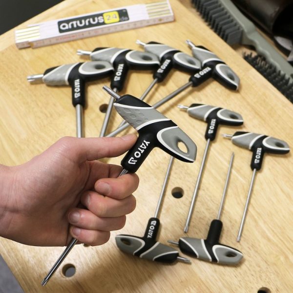 Bộ 9 lục giác sao chữ T T10-T50 Yato YT-05615 - Ba Lan Bộ 9 lục giác sao chữ T T10-T50 Yato YT-05615 - Ba Lan