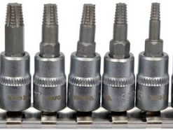 Bộ tuýp 1/4" mũi sao xoắn tháo gỡ ốc sao bị hỏng 7 chi tiết Yato YT-04581 - Ba Lan Bộ tuýp 1/4" mũi sao xoắn tháo gỡ ốc sao bị hỏng 7 chi tiết Yato YT-04581 - Ba Lan