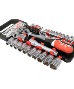 Bộ Tuýp Tay Vặn 1/4" 1/2" 50 Chi Tiết YATO YT-38680 Bộ Tuýp Tay Vặn 1/4" 1/2" 50 Chi Tiết YATO YT-38680