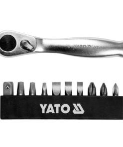 Bộ Tay Vặn Mũi Vít 1/4" 11 Chi Tiết YATO YT-14390