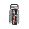 Bộ Tuýp Tay Vặn 1/4" 1/2" 50 Chi Tiết YATO YT-38680 Bộ Tuýp Tay Vặn 1/4" 1/2" 50 Chi Tiết YATO YT-38680