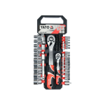 Bộ Tuýp Tay Vặn 1/4" 1/2" 50 Chi Tiết YATO YT-38680