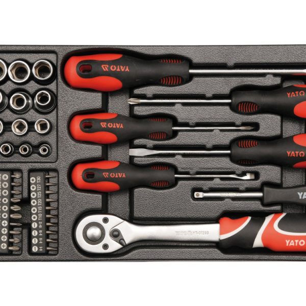 Thùng đồ nghề sửa chữa ĐA NĂNG 80 Món Yato YT-38951 Thùng đồ nghề sửa chữa ĐA NĂNG 80 Món Yato YT-38951