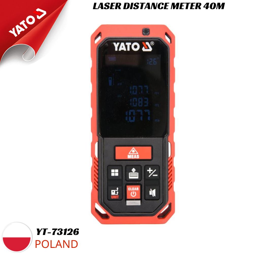 Máy Đo Khoảng Cách Laser YATO YT-73126 Máy Đo Khoảng Cách Laser YATO YT-73126