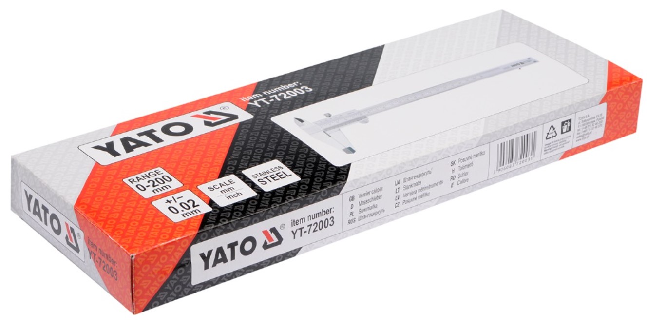 Thước Kẹp Cơ Khí (Vernier Caliper) YATO Thước Kẹp Cơ Khí (Vernier Caliper) YATO