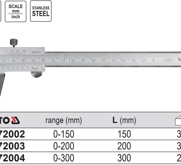 Thước Kẹp Cơ Khí (Vernier Caliper) YATO Thước Kẹp Cơ Khí (Vernier Caliper) YATO