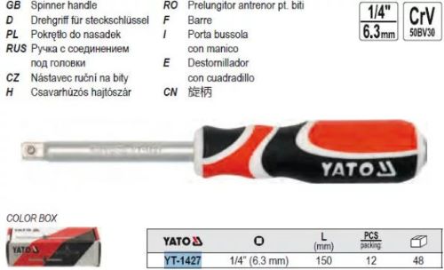 Tay Vặn 1/4" YATO YT-1427 Tay Vặn 1/4" YATO YT-1427