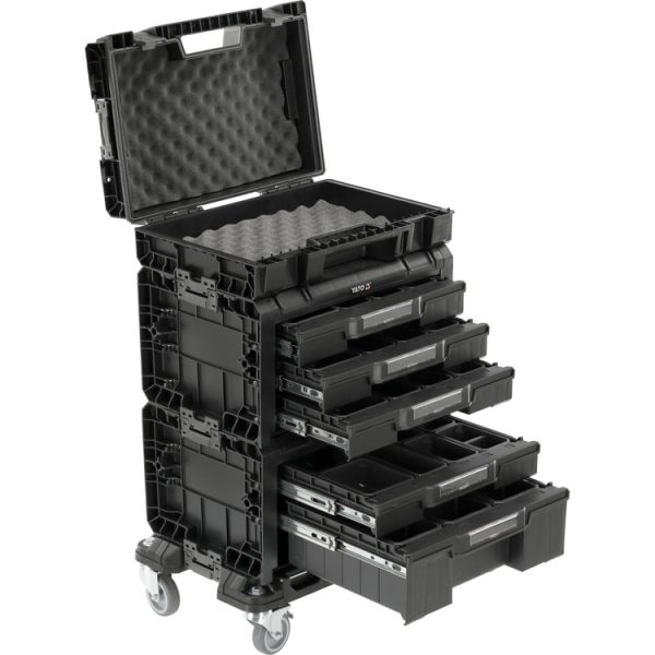 Vali Kéo Lắp Ghép 4 Mảnh Yato YT-09191 Vali Kéo Lắp Ghép 4 Mảnh Yato YT-09191