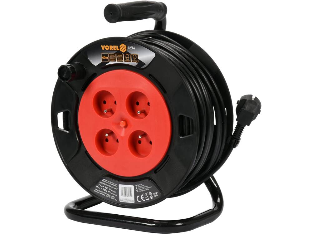 Cuộn dây điện Rulo 40M VOREL 82684 Cuộn dây điện Rulo 40M VOREL 82684