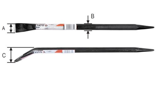 Xà Beng Lục Giác YATO YT-4683x Xà Beng Lục Giác YATO YT-4683x